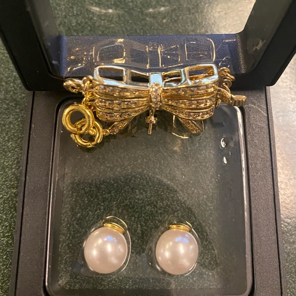 18k gold plated clasped necklace separator, for layering necklaces. - Picture 4 of 6